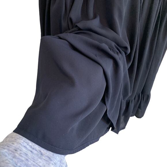 Anthropologie Sunday Best Navy Blue Sleeveless Ruffled Mini Dress - Picture 6 of 10